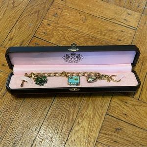 Vintage Juicy Couture Charm Bracelet with 2x Original Charms